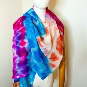 Summer Scarf/Coverup Tye-dyed              NEW